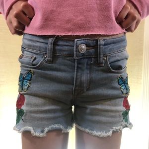 Hudson Distressed Denim Shorts